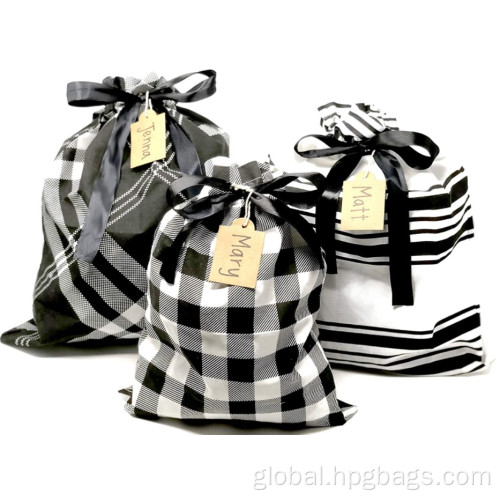 China eco friendly drawstring cotton gift bags Factory